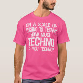 Hoeveel techno heb je techno - EDM T-shirt (Voorkant)