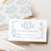 Hoeveel teddyberen Toile  lijst Informatiekaartje