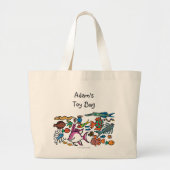 Hoeveel verschillende vissen kun je zien? grote tote bag (Voorkant)