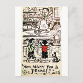 Hoeveel voor een cent? briefkaart (Voorkant)