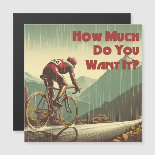 Hoeveel wil je het fietsen (Voorkant / Achterkant)