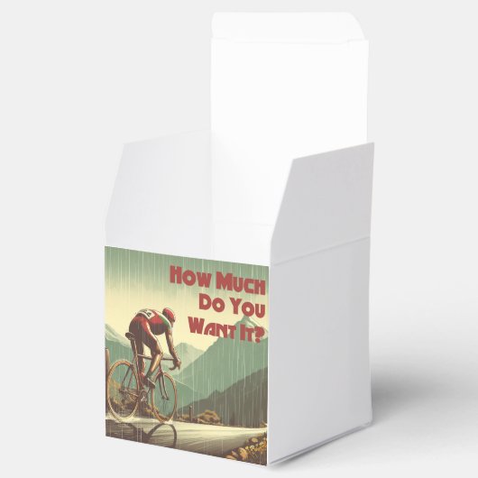 Hoeveel wil je het fietsen bedankdoosjes (Geopend)