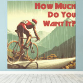 Hoeveel wil je het fietsen canvas afdruk (Insitu (Houten vloer))