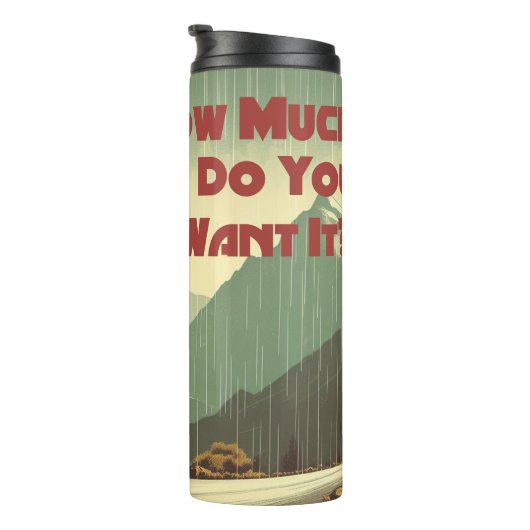 Hoeveel wil je het fietsen thermosbeker (Geroteerd rechts)