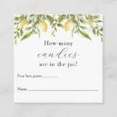 Hoeveel zitten er in de Jar Shower-gamekaart? Informatiekaartje (Voorkant)