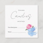 Hoeveel zitten er in de Jar Shower-gamekaart? Informatiekaartje (Voorkant)