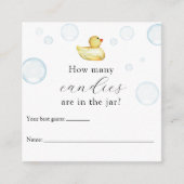 Hoeveel zitten er in de Jar Shower-gamekaart? Informatiekaartje (Voorkant)
