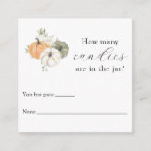 Hoeveel zitten er in het Jar Shower Game? Informatiekaartje (Voorkant)