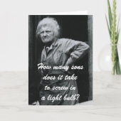 Hoeveel zonen? kaart (Voorkant)