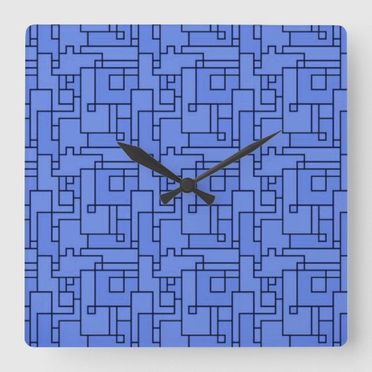 Hoeveelheid 9 vierkante klok (Voorkant)