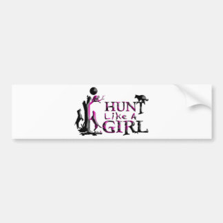 HOEVEELHEID ALS EEN MEISJE KOON HUND BUMPERSTICKER