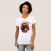 Hoeven vol Kerstmagie T-shirt (Voorkant volledig)
