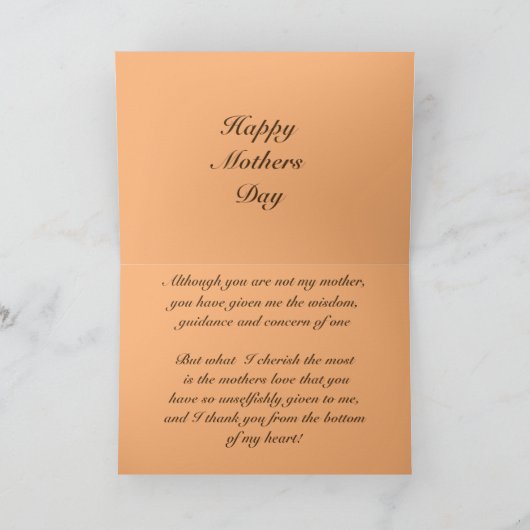 HOEWEL JE NIET MIJN MOEDERKaart BENT Kaart