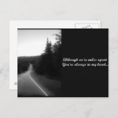 Hoewel we uit elkaar zijn briefkaart (Voorkant / Achterkant)