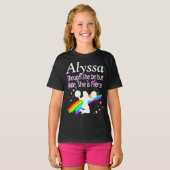 HOEWEL ZE KLEIN IS, IS ZE EEN FELLE CHEERLEADER T-SHIRT (Voorkant volledig)