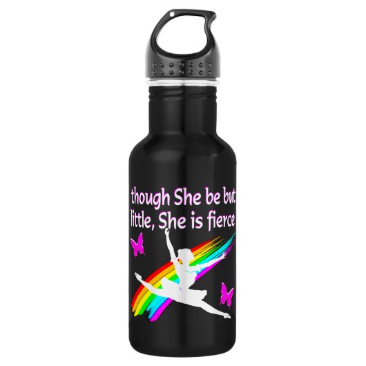 HOEWEL ZE KLEIN IS, IS ZE FEL DANSERSONTWERP WATERFLES  (Voorkant)