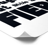 Hoewel ze maar een kleine kinderkamer is poster (Hoek)