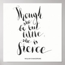 Hoewel ze maar klein is, is ze een hevige quote