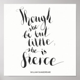 Hoewel ze maar klein is, is ze een hevige quote poster