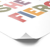 Hoewel Ze Maar Klein Is, Is Ze Fel Foto Afdruk (Hoek)