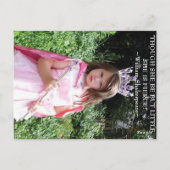 Hoewel ze maar klein is, is ze hevig! briefkaart (Achterkant)