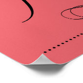 Hoewel ze maar klein is, is ze hevig gedrukt, kora poster (Hoek)