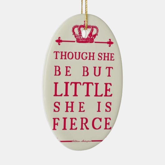 Hoewel ze maar klein is, is ze hevig keramisch ornament (Rechts)