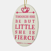 Hoewel ze maar klein is, is ze hevig keramisch ornament (Links)