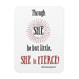 hoewel ze maar klein is , is ze hevig magneet