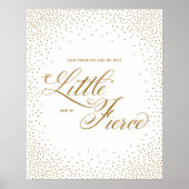 Hoewel ze maar klein is, is ze hevig poster (Voorkant)