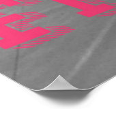 "Hoewel ze maar klein is, is ze hevig" Poster (Hoek)