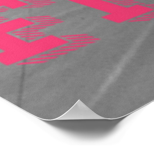 "Hoewel ze maar klein is, is ze hevig" Poster (Hoek)