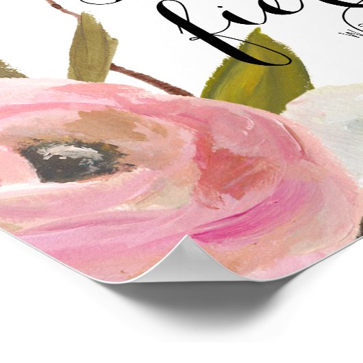 Hoewel ze maar klein is, is ze wel bruisende nestk poster (Hoek)