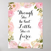 Hoewel ze maar klein is, is ze wel bruisende nestk poster (Voorkant)