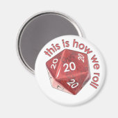 HoeWeRoll20s Magneet (Voorkant / Achterkant)