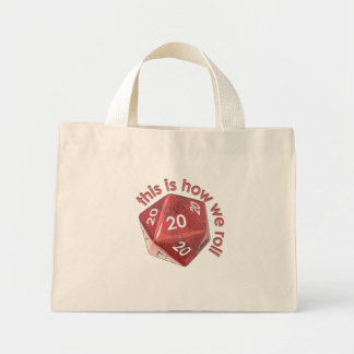 HoeWeRoll20s Mini Tote Bag