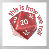 HoeWeRoll20s Poster (Voorkant)