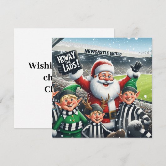 Hoezee Santa! Feestdagenkaart (Voorkant / Achterkant)