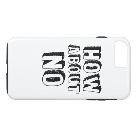 Hoezo Nee Case-Mate iPhone Case (Achterkant (Horizontaal))