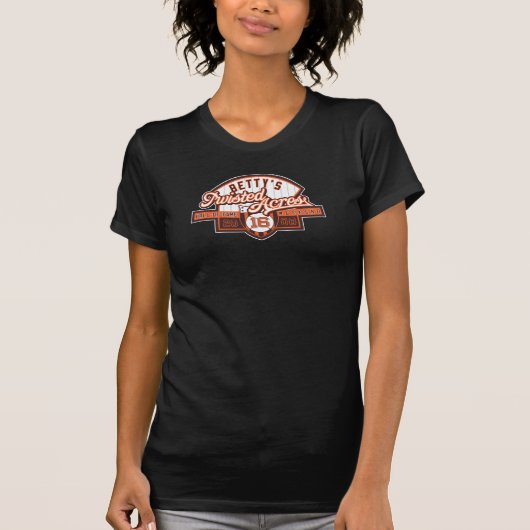 HOF16 Dames' Twofer Sheer (gemonteerd) T-shirt (Voorkant)