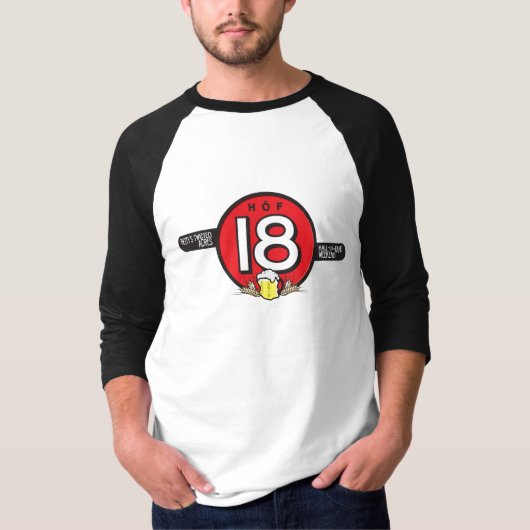 HOF18 Baseball-Shirt T-shirt (Voorkant)