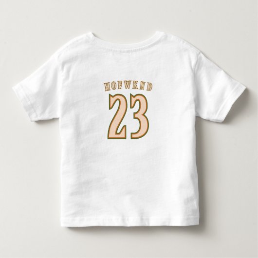 HOF23 Toddler T-Shirt (Achterkant)