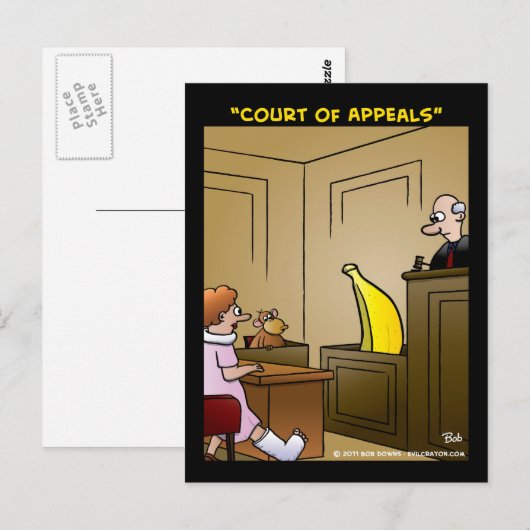 "Hof van Beroep" Briefkaart (Voorkant / Achterkant)