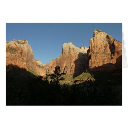 Hof van de Aartsvaders I in Zion National Park (Voorkant Horizontaal)