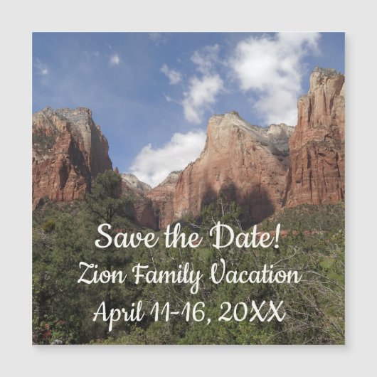 Hof van de Aartsvaders II in Zion National Park (Voorkant)