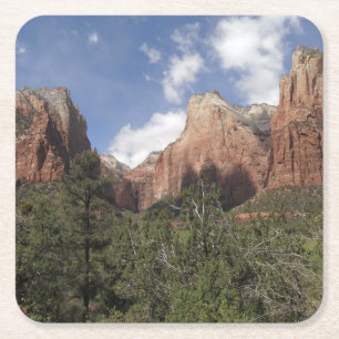 Hof van de Aartsvaders II in Zion National Park Kartonnen Onderzetters