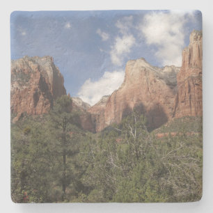 Hof van de Aartsvaders II in Zion National Park Stenen Onderzetter
