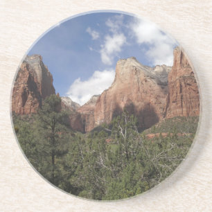 Hof van de Aartsvaders II in Zion National Park Zandsteen Onderzetter