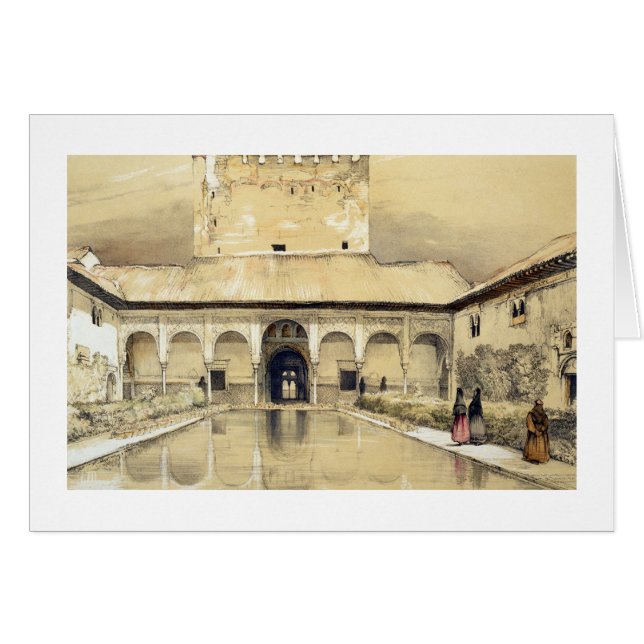 Hof van de Myrtles (Patio de los Arrayanes) en (Voorkant Horizontaal)