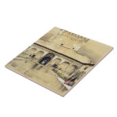 Hof van de Myrtles (Patio de los Arrayanes) en Tegeltje (Zijkant)